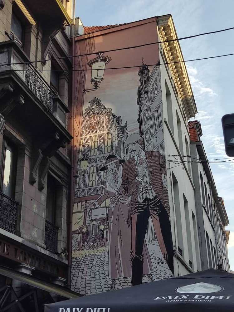 Brussels mural