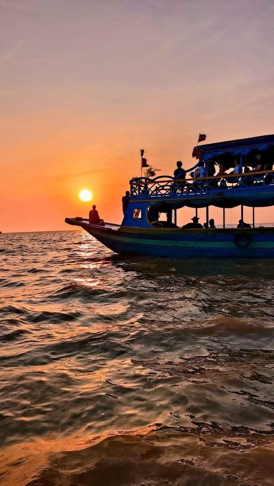 Tonle Sap zalazak sunca