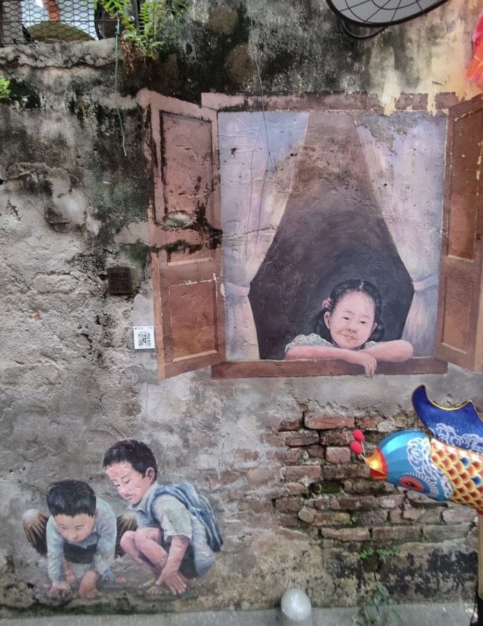 Kwai Chai Hong mural s djevojčicom