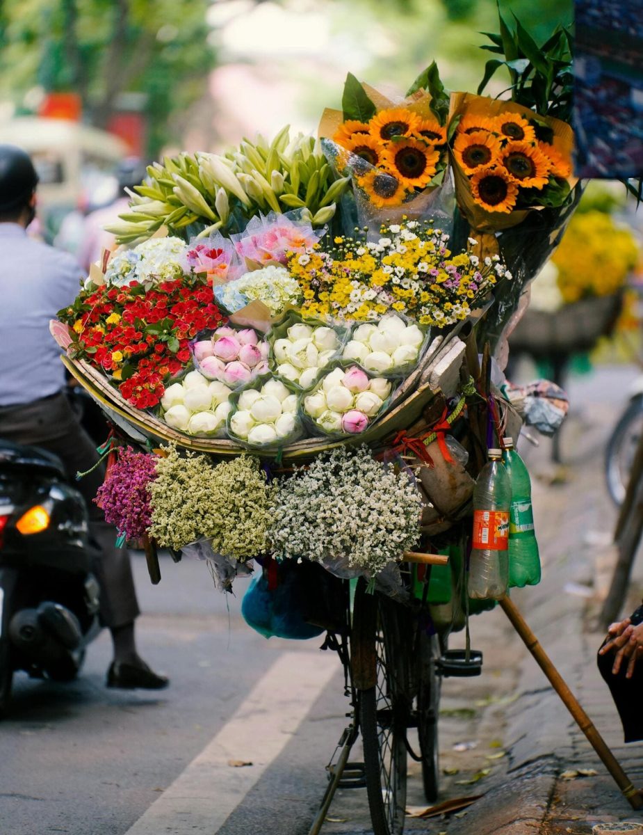 Cvijeće na biciklu Hanoi