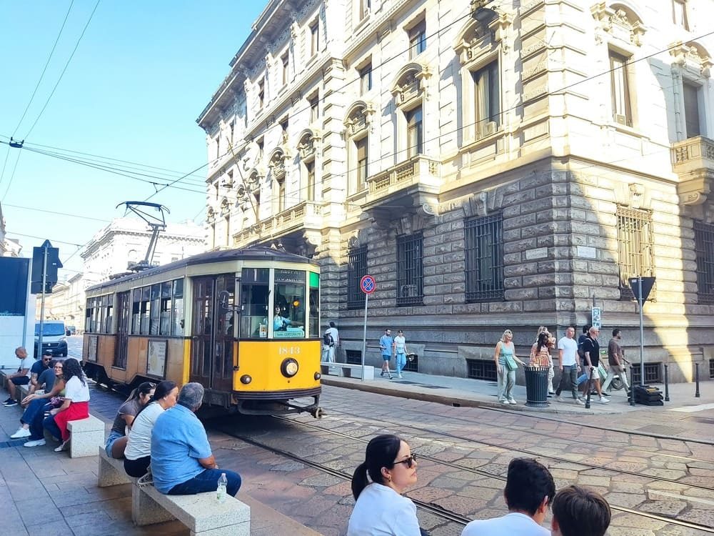 Milano žuti tramvaj broj 1
