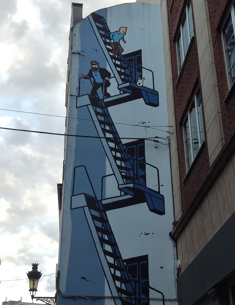 Brussels mural
